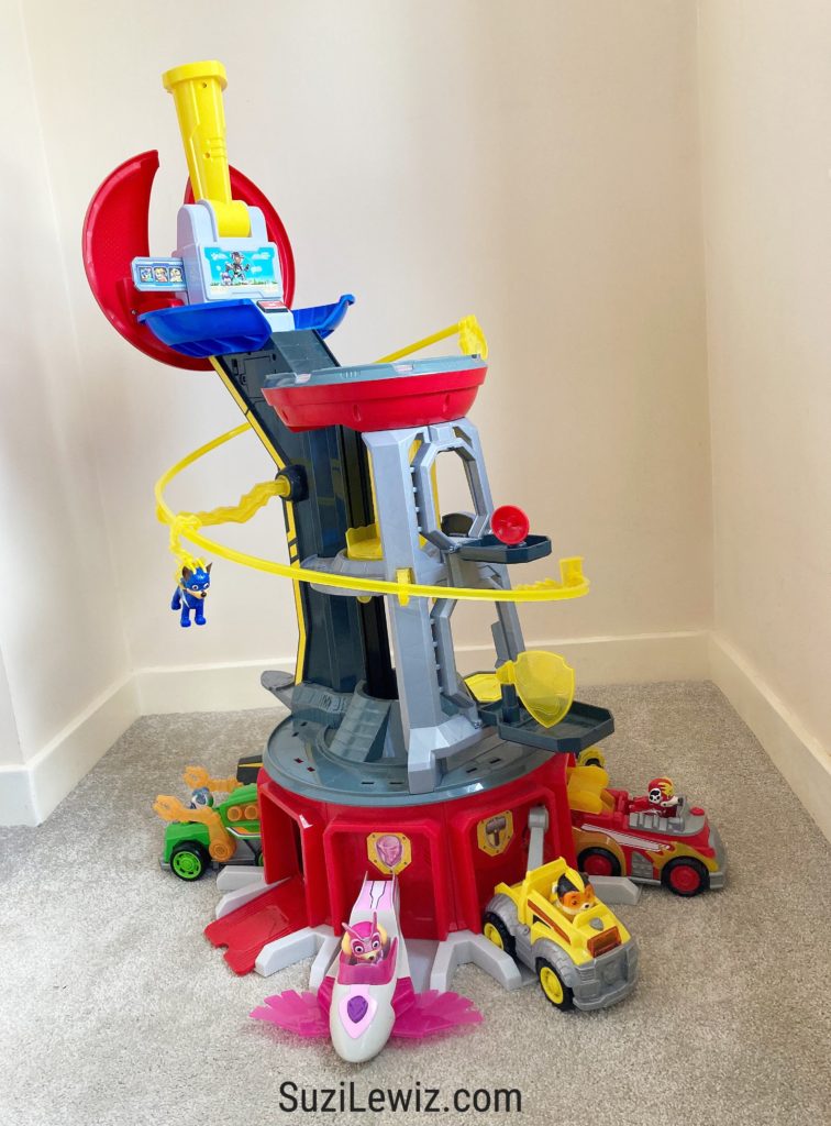 New Paw Patrol Mighty Pups Vehicles & Lookout Tower 2024 - Suzi Lewiz