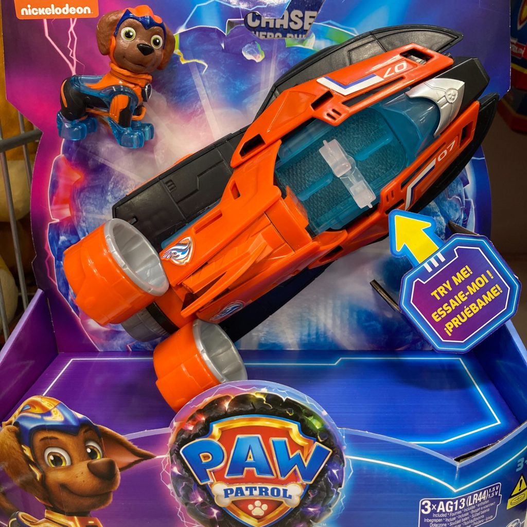 Paw Patrol The Mighty Movie Zuma Vehicle with Lights and Sounds and Zuma Figure Toy