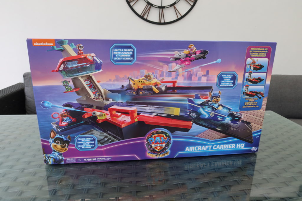 Paw Patrol The Mighty Movie Toys - Aircraft Carrier HQ