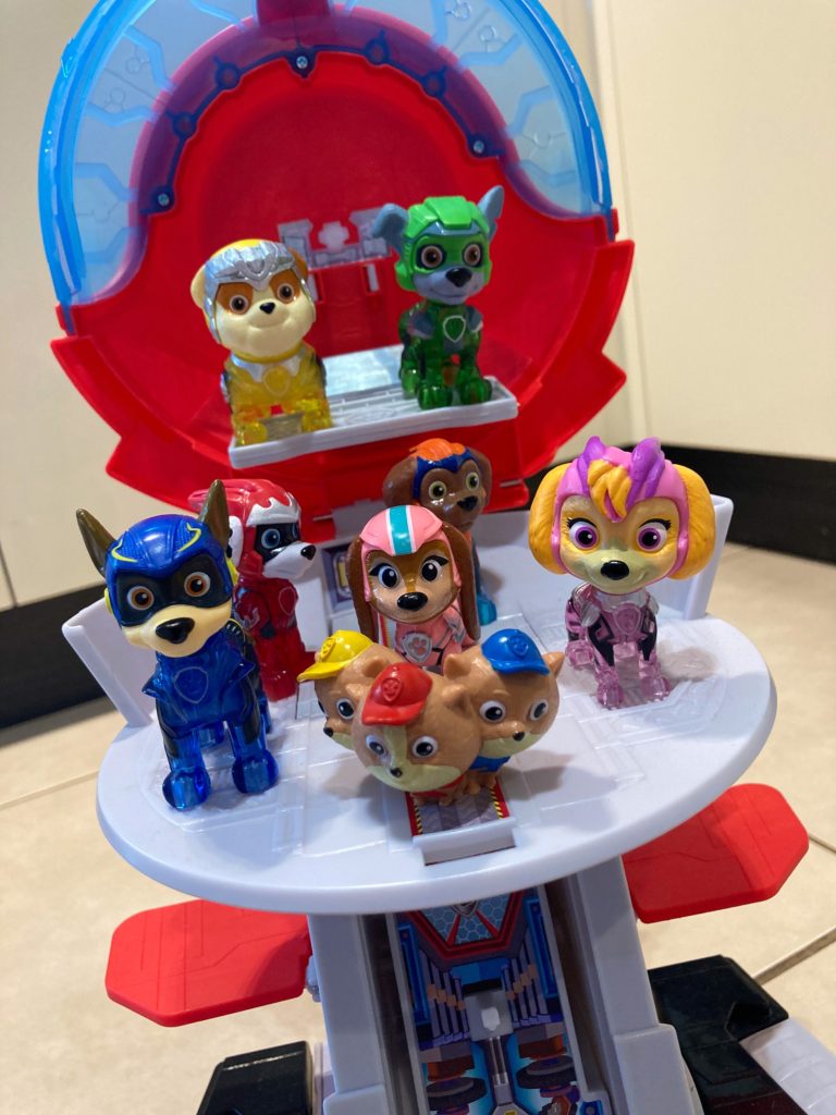 Paw Patrol The Mighty Movie Pups on Aircraft Carrier HQ