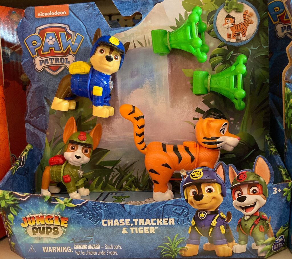 Paw Patrol Jungle Pups Chase, Tracker and Tiger Figures