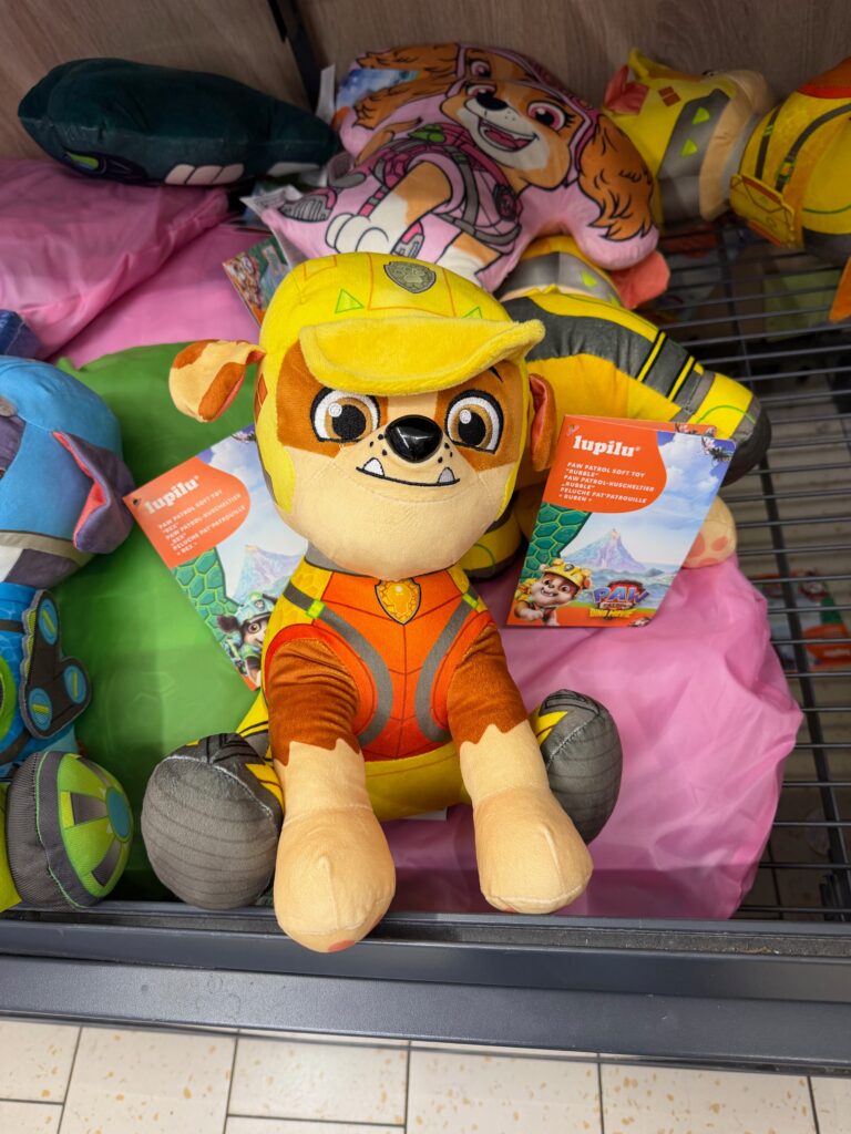 Paw Patrol The Dino Movie Toys Rubble Soft Toy